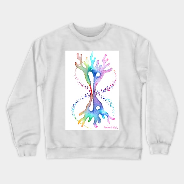 Colorful dividing cells Crewneck Sweatshirt by CORinAZONe